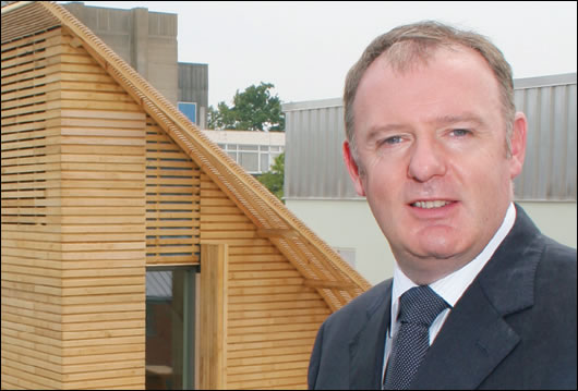 Gerry McCaughey Gerry McCaughey on the BRE site with the Lighthouse in the background