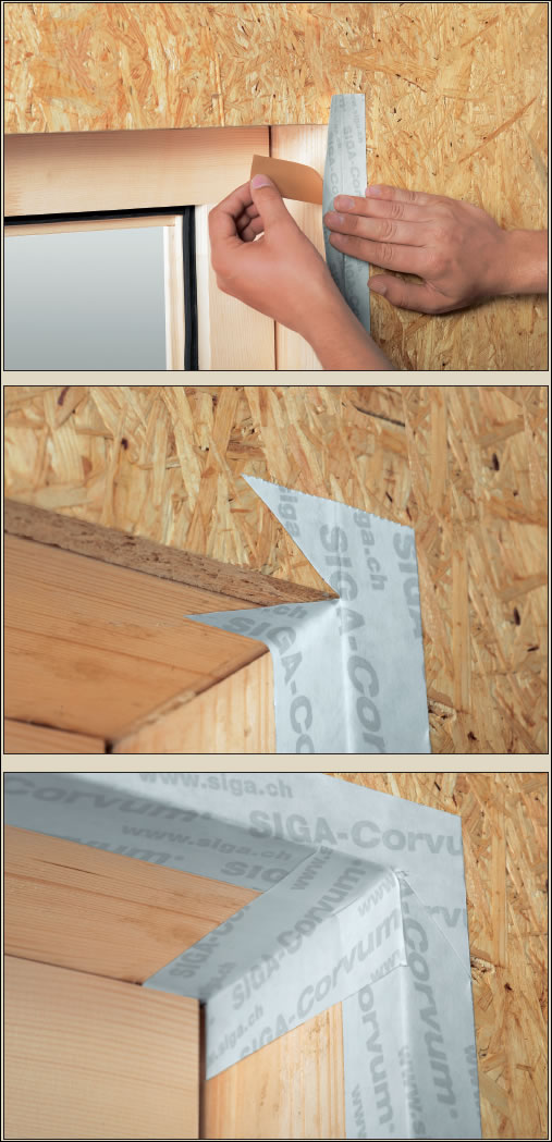 A step-by-step guide to using proprietary tapes to seal outside corners A step-by-step guide to using proprietary tapes to seal outside corners